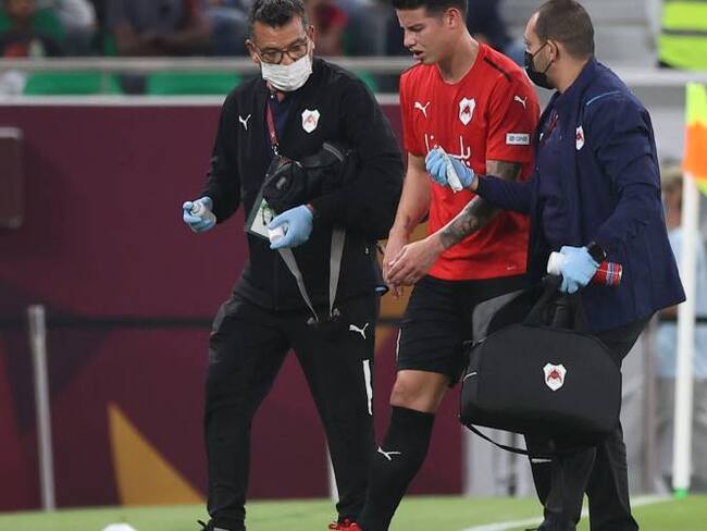 James Rodríguez en Al-Rayyan 2021. Crédito: Getty Images