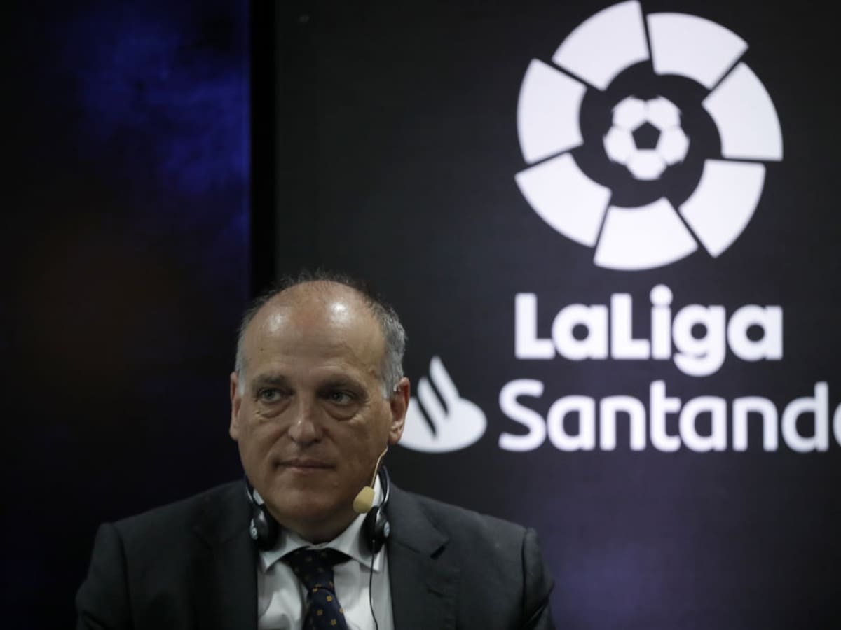 Real Madrid pide la salida del presidente Javier Tebas por “dañar la imagen del fútbol español”