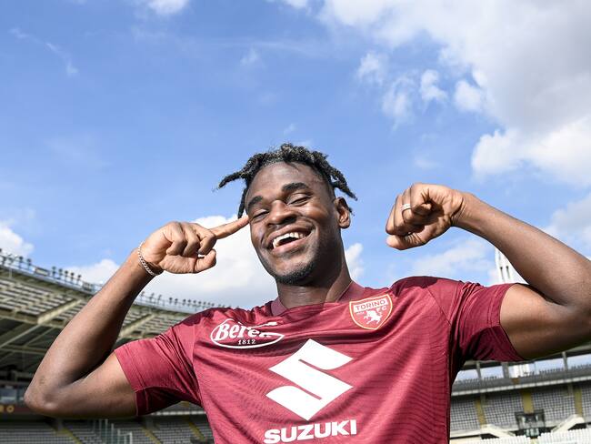 Duván Zpata, nuevo jugador del Torino. Foto: Twitter Oficial del Torino.