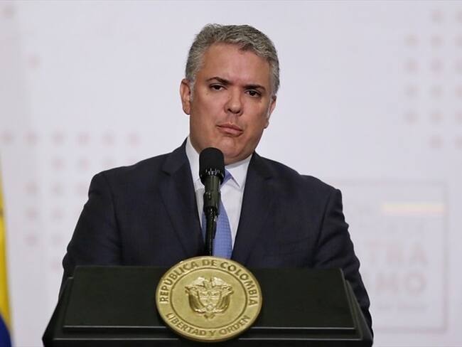 El presidente Iván Duque reiteró que su gobierno no actúa por capricho y que fue Nicolás Maduro quien expulsó a los cónsules de su país. Foto: Colprensa