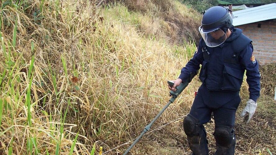 Hacarí, El Tarra y Teorama son los municipios que se encuentran en alerta roja por minas antipersonal. Foto: Colprensa