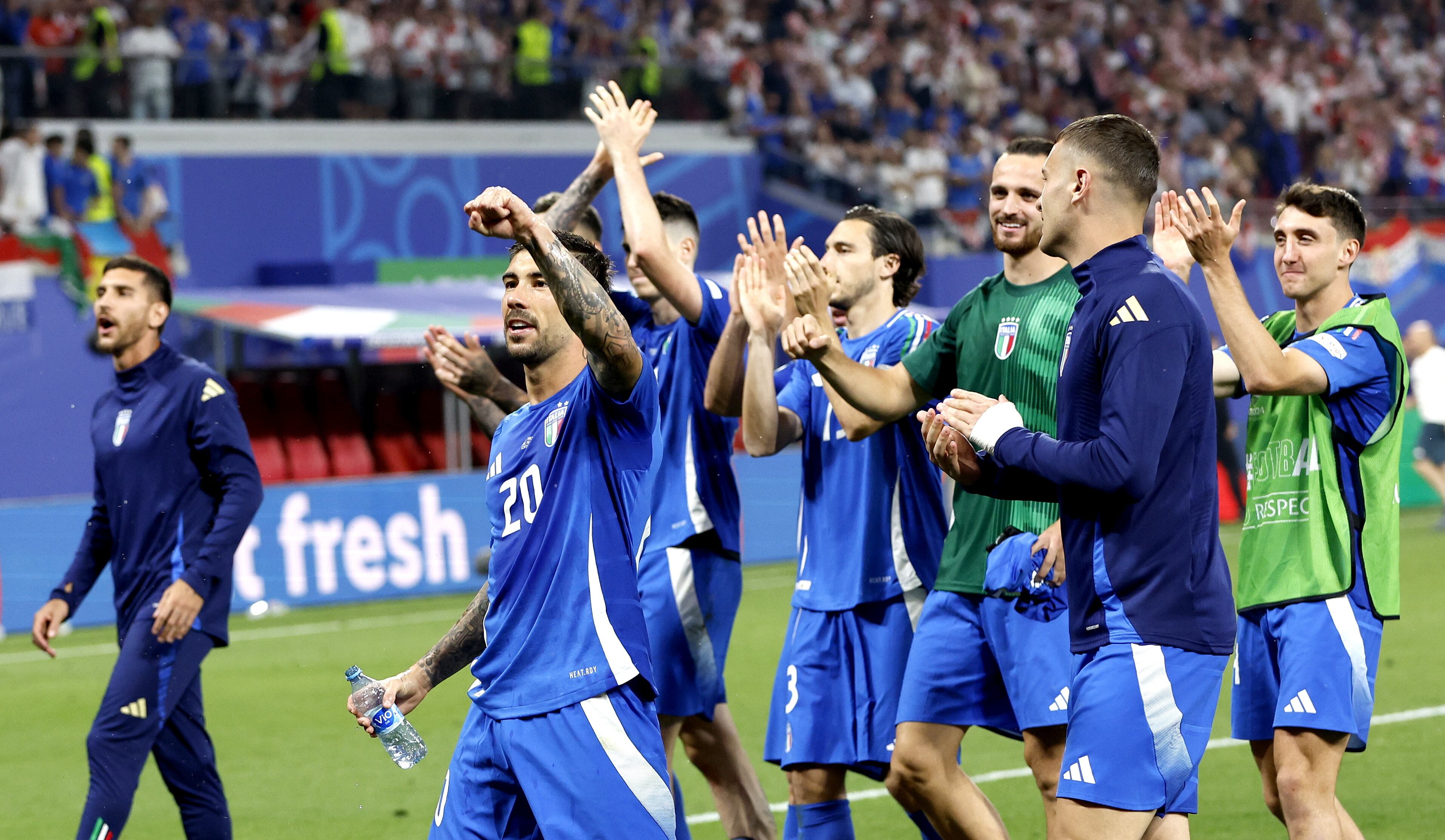 Equipo de Italia, Eurocopa 2024. Foto: EFE/EPA/ROBERT GHEMENT