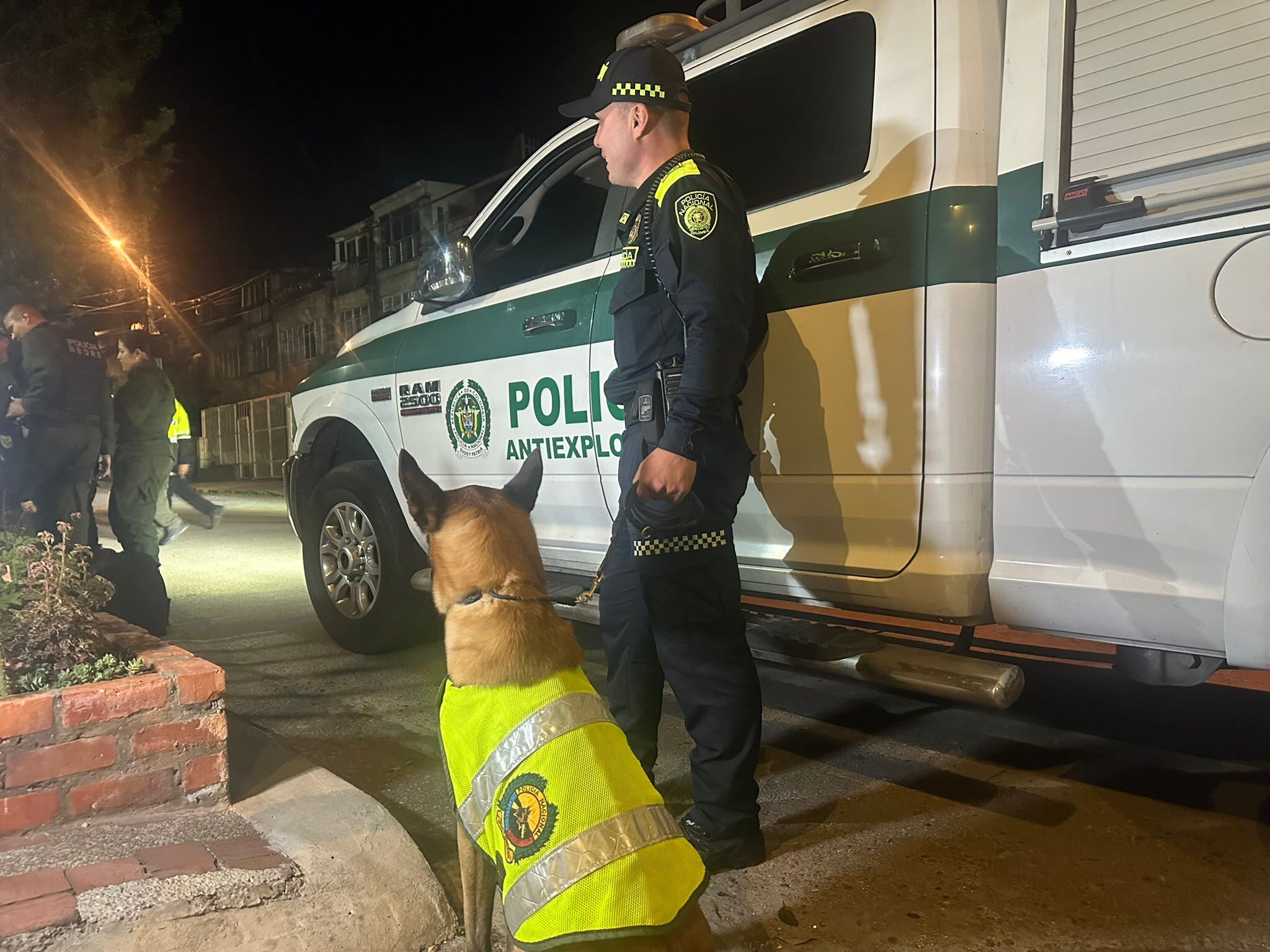 Unidad de Antiexplosivos de Bogotá. Foto: Policía Metropolitana de Bogotá