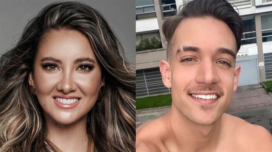 Daniella Álvarez y su novio, Lenard Vanderaa. Foto: Colprensa - Instagram: @lenard.vanderaa