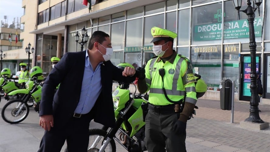 Fúneme dijo que el convenio representará, en medio de la pandemia, orden, organización, autoridad y apoyo en el cumplimiento de las normas.. Foto: Metun