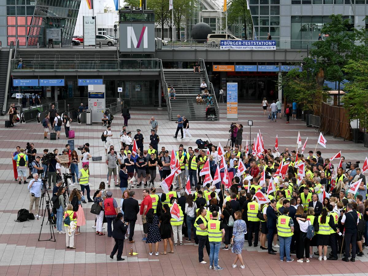 La huelga en Lufthansa afectó a 130.000 pasajeros en Frankfurt y Múnich