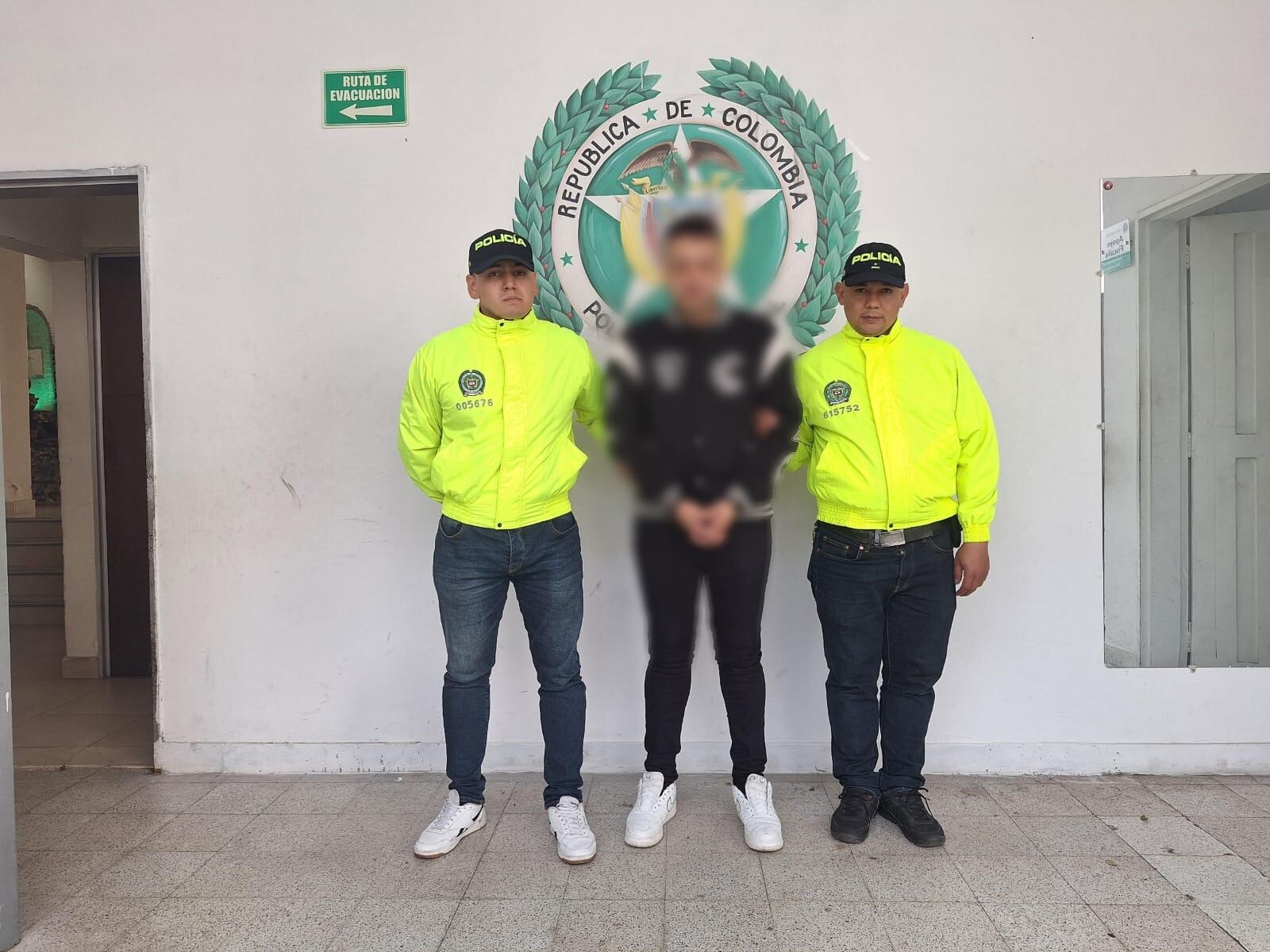 Capturan a productor musical en Medellín. Foto: Cortesía Policía Metropolitana.