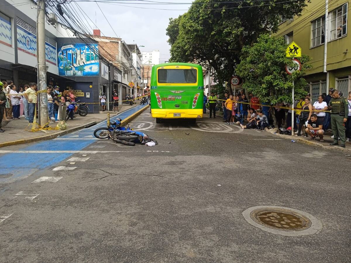Falleció menor de 5 años que iba como parrillera en una motocicleta en Bucaramanga
