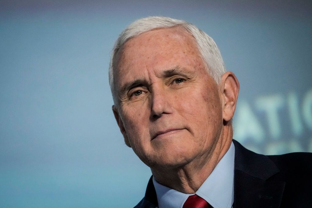 Exvicepresidente de Estados Unidos Mike Pence. (Photo by Drew Angerer/Getty Images)