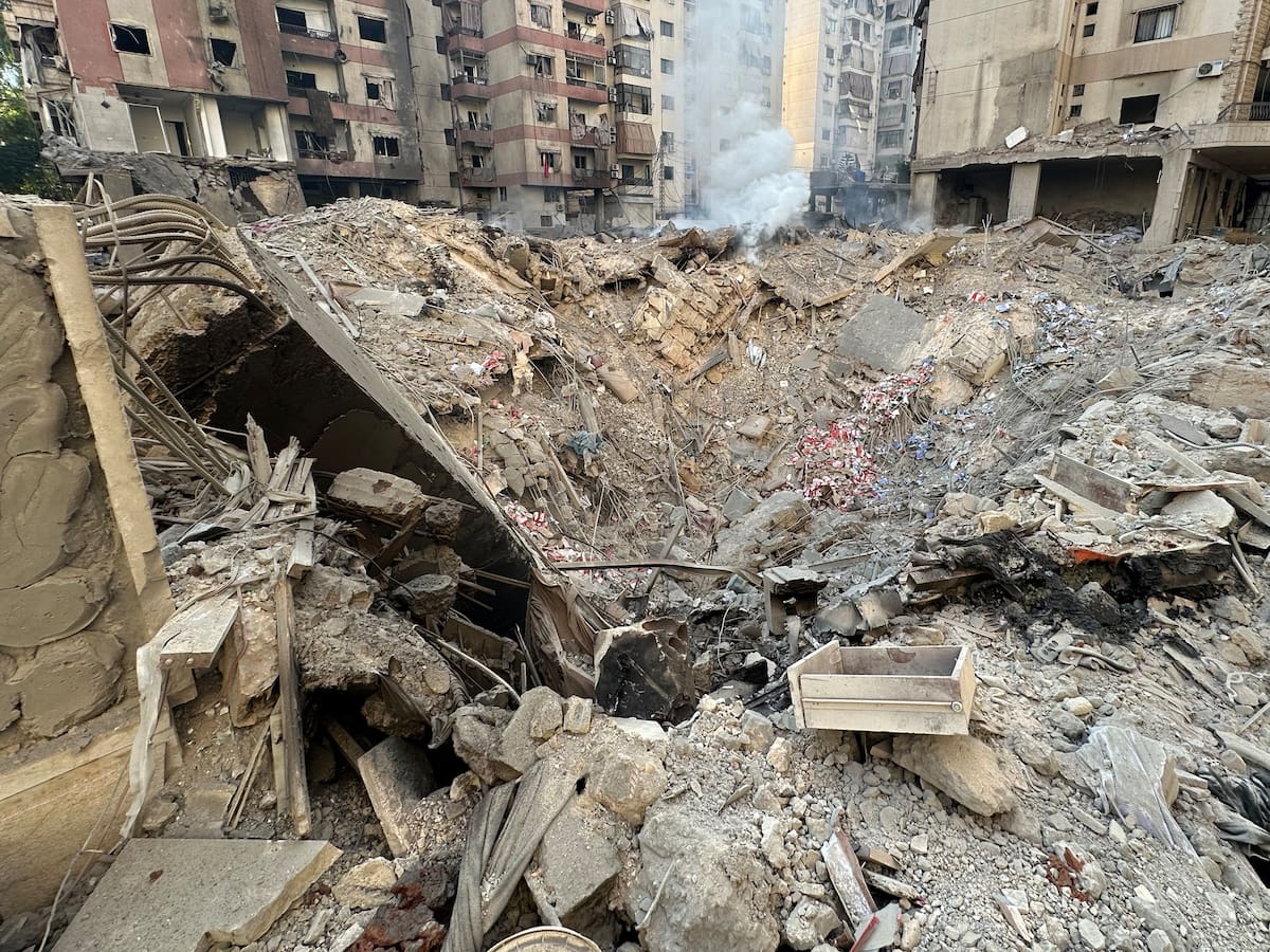 Aviación de Israel ejecutó nuevos bombardeos en el sur de Beirut, Líbano