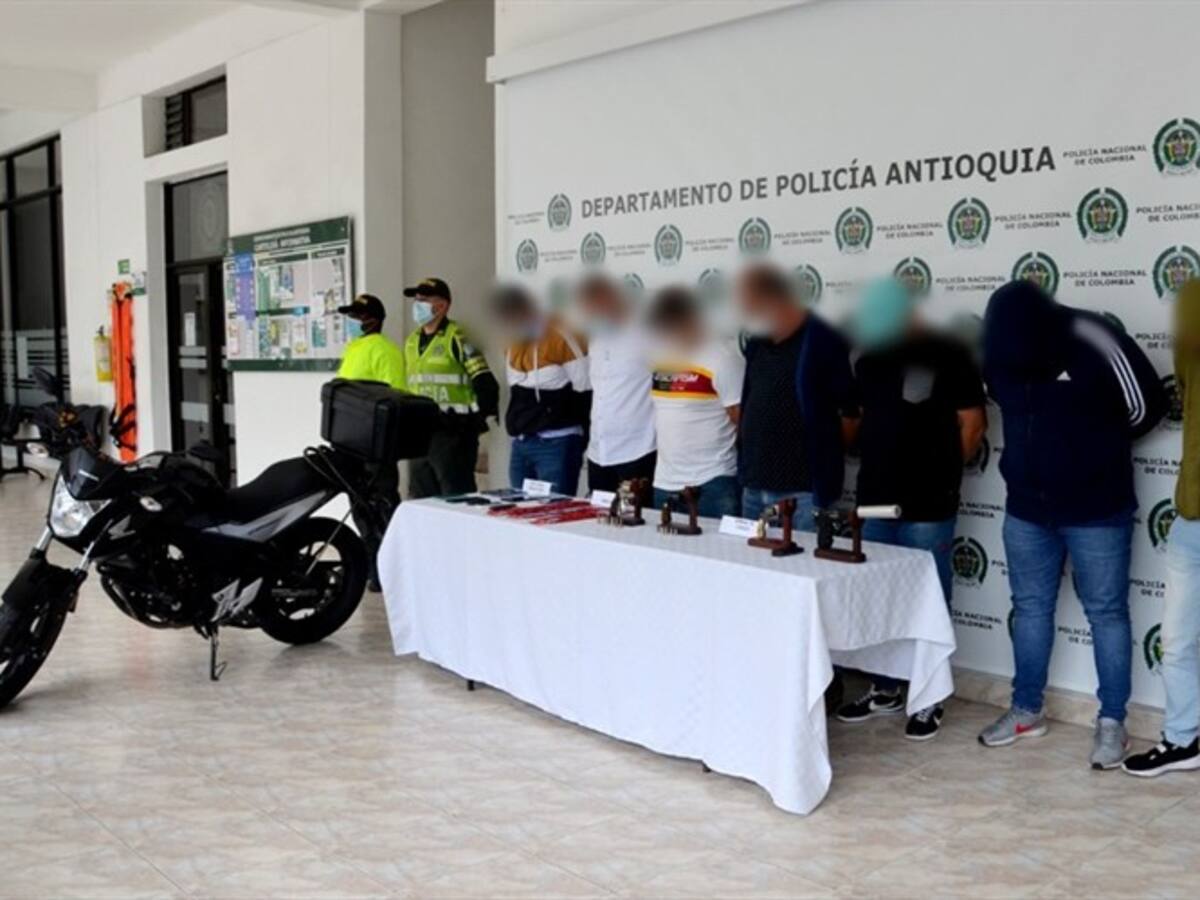 Capturan a 35 presuntos criminales de la banda ‘El Mesa’ en el oriente antioqueño