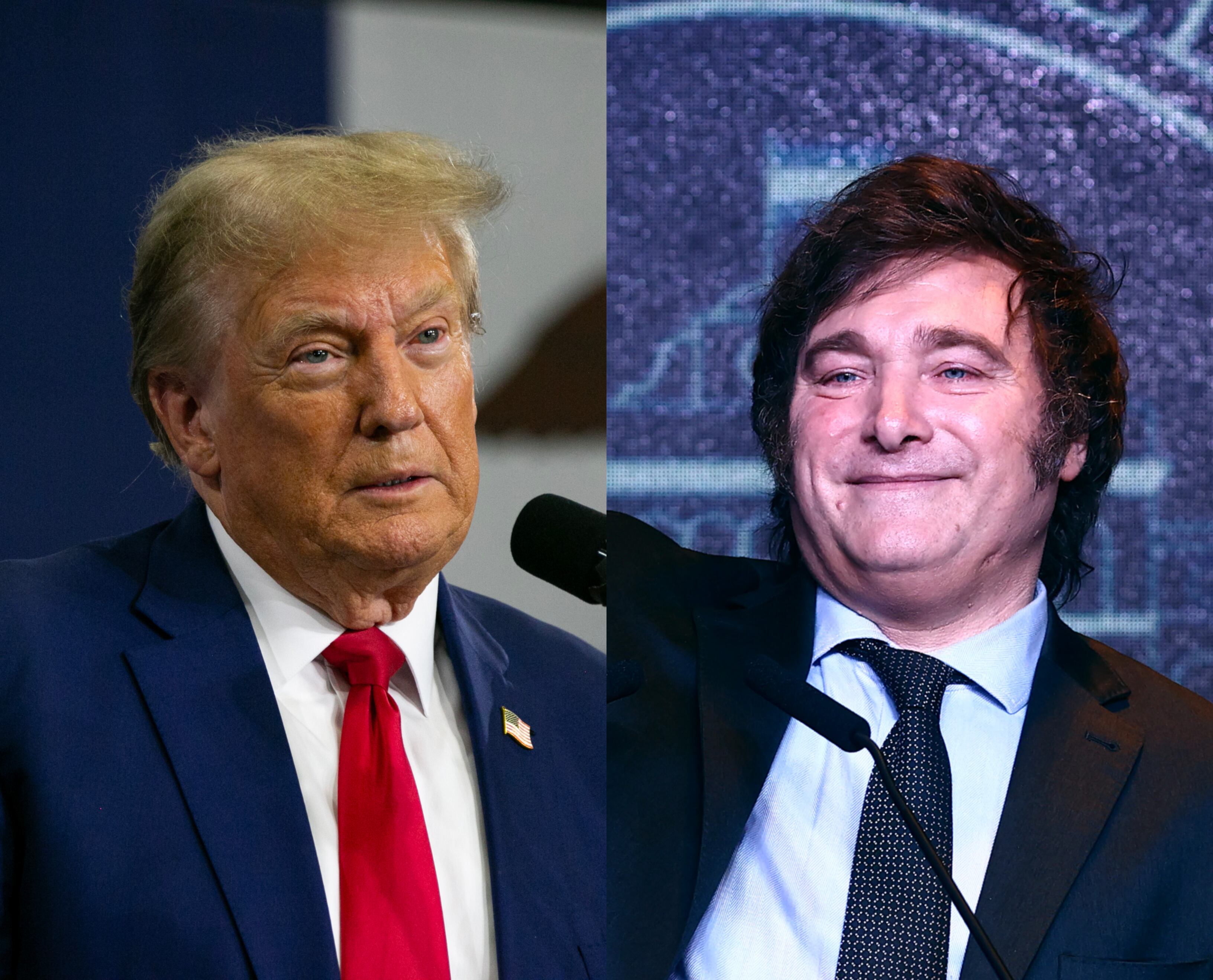 Donald Trump y Javier Milei | Fotos: GettyImages
