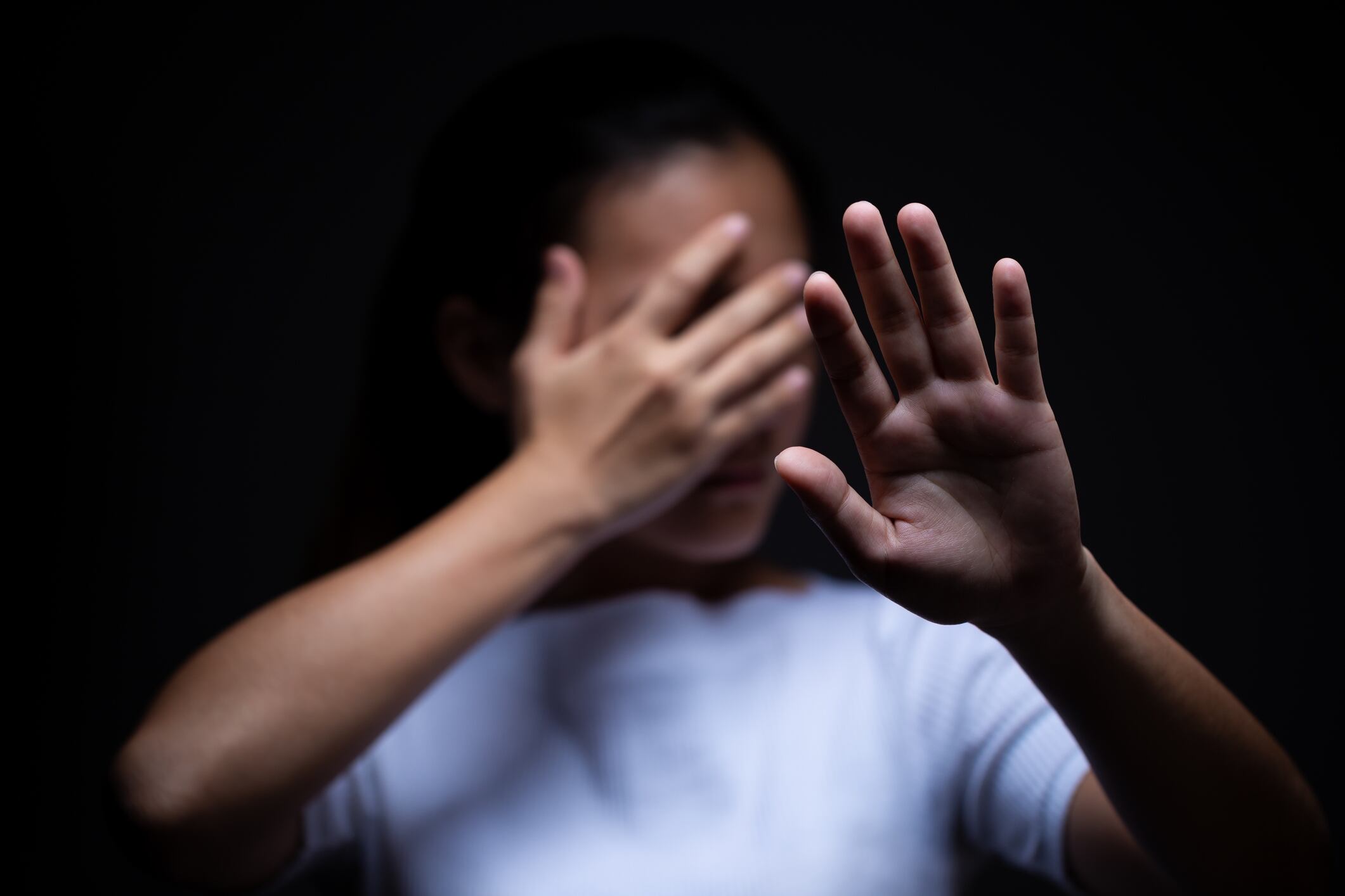 Imagen de referencia de mujer agredida. Foto: Getty Images.