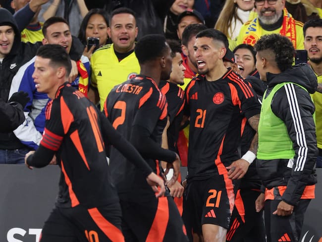 Gol de Colombia frente a España. Foto: Getty Images.