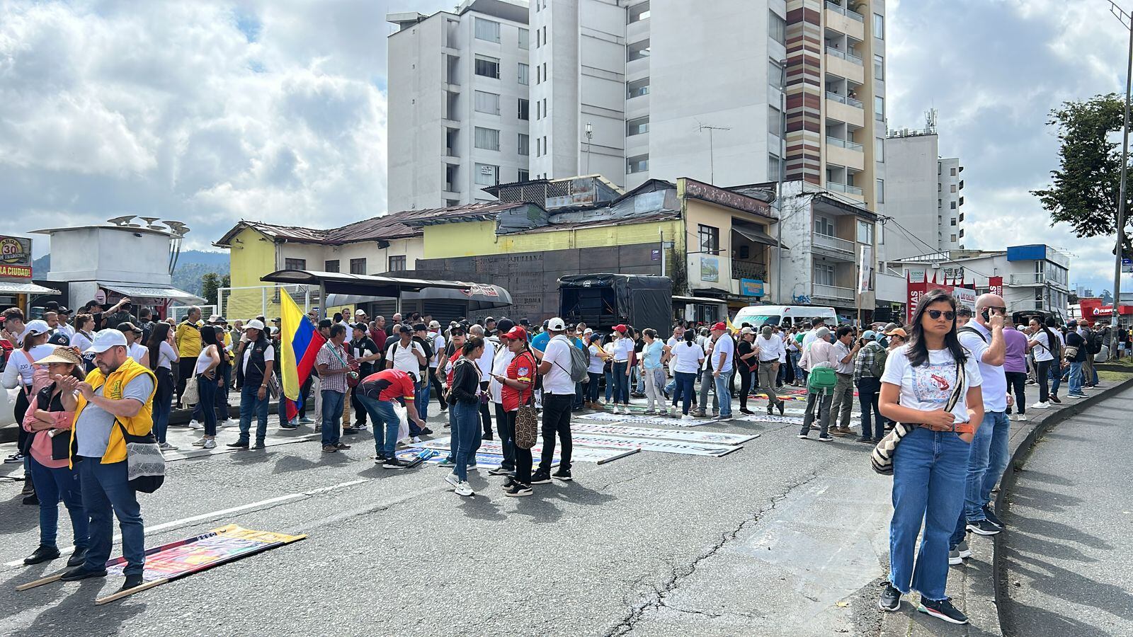 Marchas en Medellín, Colombia. Foto: Andrés Felipe Posada Arias