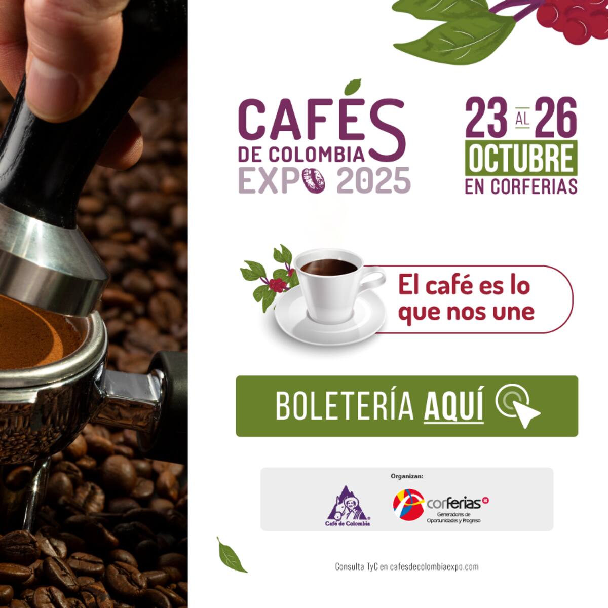 Cafés de Colombia Expo 2025 regresa a Bogotá: fechas, cómo asistir y actividades de la feria