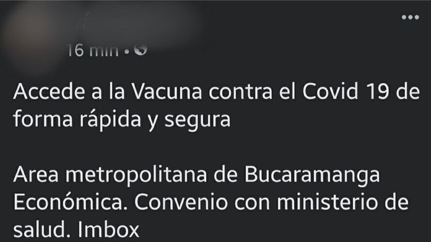 MENSAJES DE TEXTO VACUNAS . Foto: Jaime Beltrán.