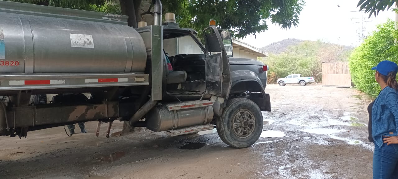 Inspección a carrotanques/ Secretaría de Salud de Santa Marta