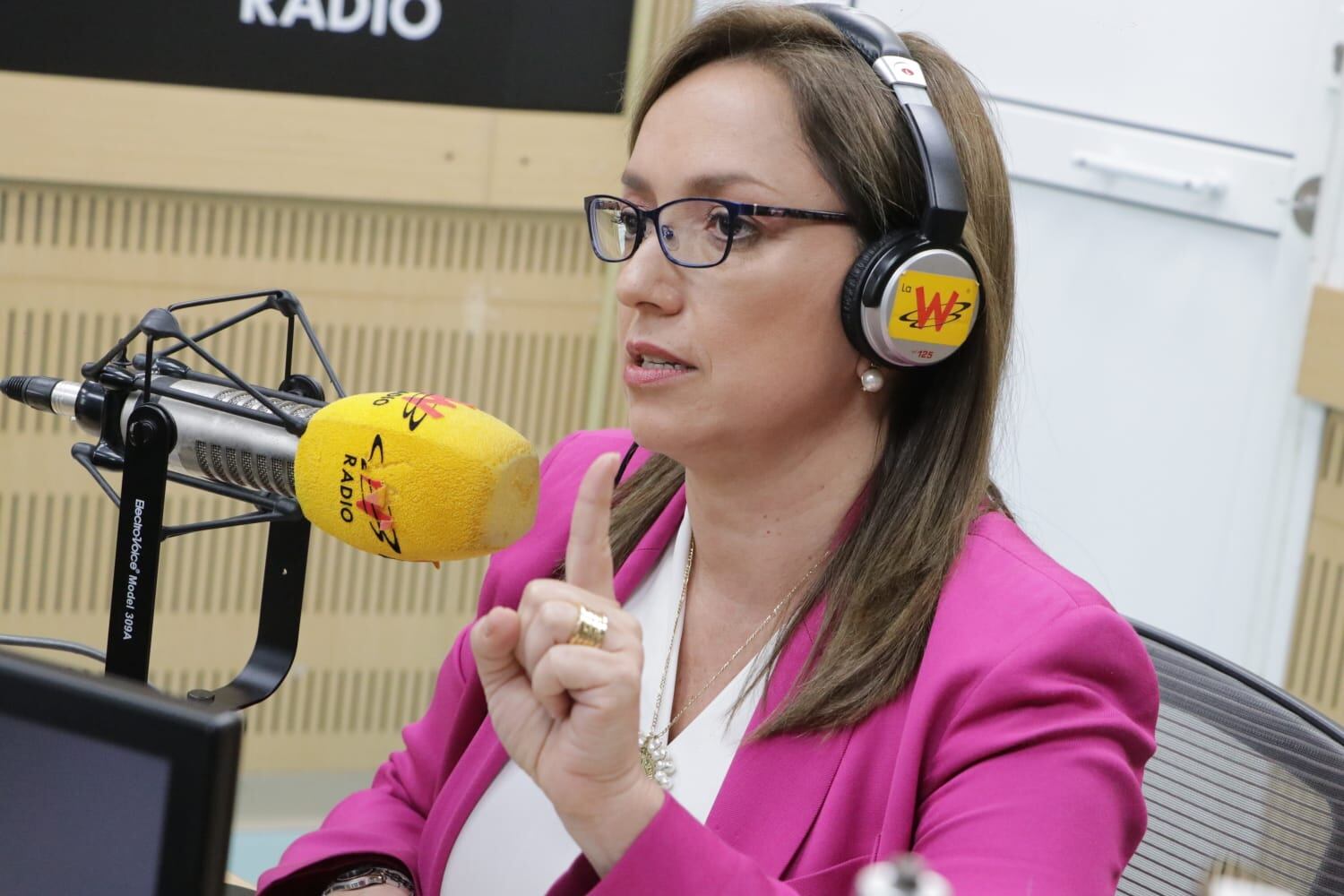 Carmen Ligia Valderrama, la ministra de las TIC, habló en Sigue La W. Foto: Redacción W Radio