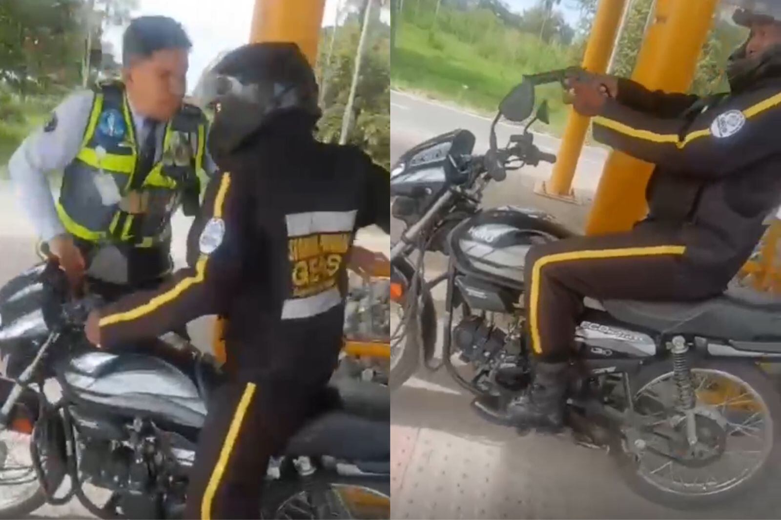 La Alcaldía de Candelaria confirmó que ya se iniciaron las investigaciones para identificar al atacante. Foto: Captura de video.