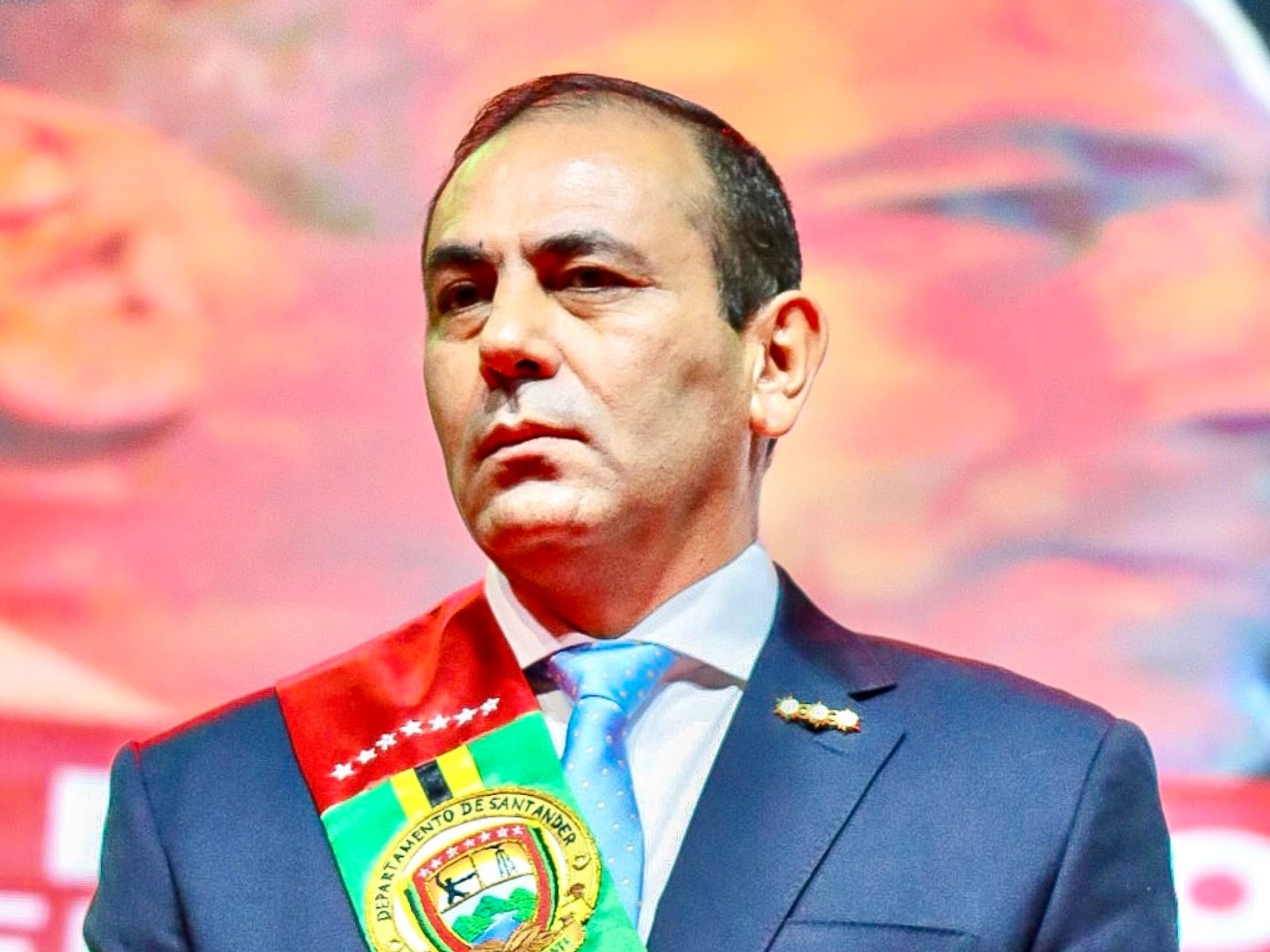 Juvenal Díaz Mateus, gobernador de Santander