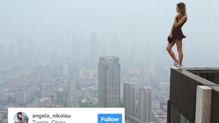 Cómo las fotos y selfies extremos se han convertido en una peligrosa moda en Rusia. Foto: BBC Mundo
