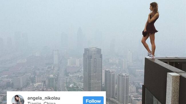 Cómo las fotos y selfies extremos se han convertido en una peligrosa moda en Rusia. Foto: BBC Mundo