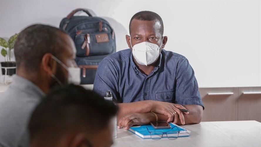 El mandatario aseguró que se trata de una posición distinta frente a un tema que será resuelto en una mesa técnica este lunes. Foto: Gobernación del Cauca