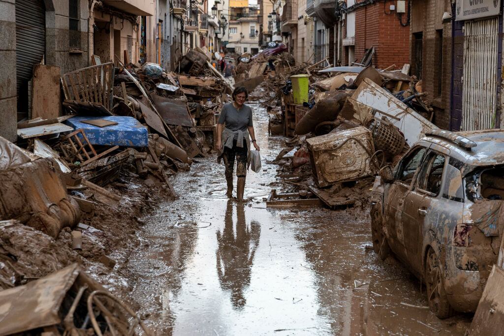 Emergencia en  Valencia. Foto: Getty Images.
