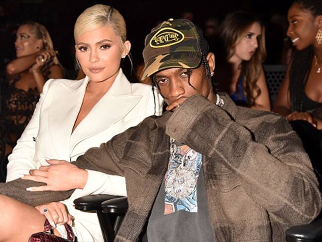Kylie Jenner y Travis Scott. Foto: Getty Images
