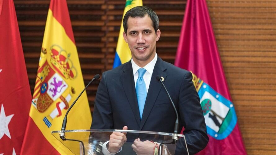 El mandatario interino de los venezolanos le solicita a la Interpol su “mayor colaboración . Foto: Getty Images