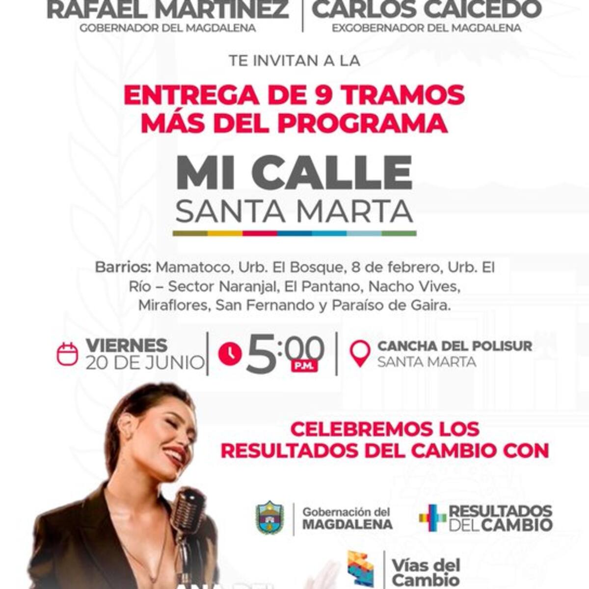 Alcaldía de Santa Marta alertó a Policía y Procuraduría montaje ilegal de evento de la Gobernación