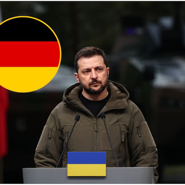 Volodímir Zelenski viaja a Alemania para participar en ronda de contactos iniciada por Merz. Foto: Getty Images.