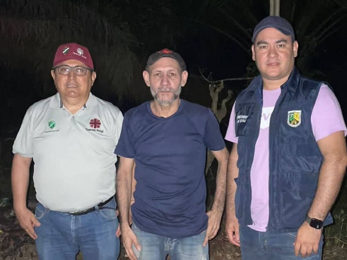 ELN dejó en libertad a Rodolfo Galvis, líder social y reclamante de tierras
