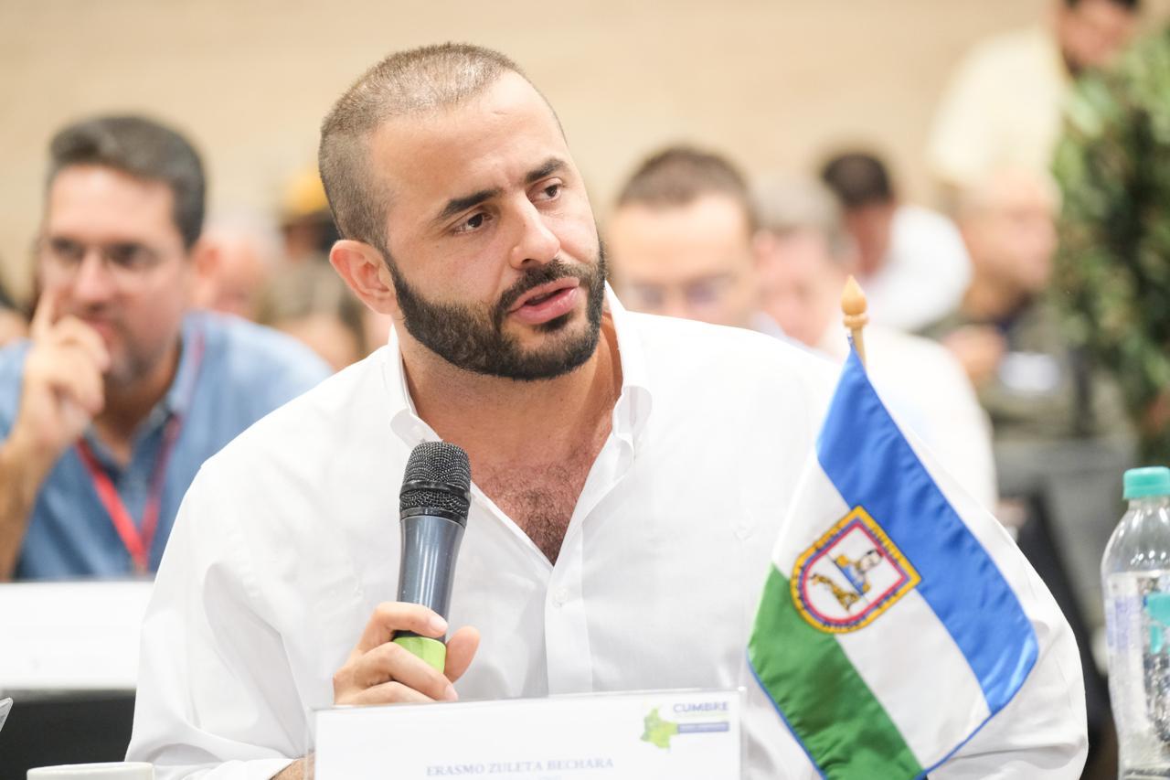 Erasmo Zuleta, gobernador de Córdoba y presidente de la Federación Nacional de Departamentos. Foto: prensa Gobernación de Córdoba.