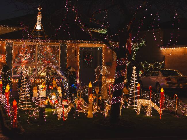 Decoración de Navidad. Foto: Getty Images.