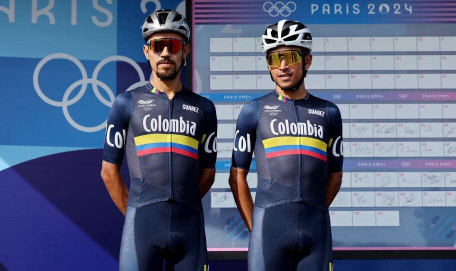 Daniel Felipe Martínez y Santigo Buitrago. Foto: Tim de Waele / Getty Images
