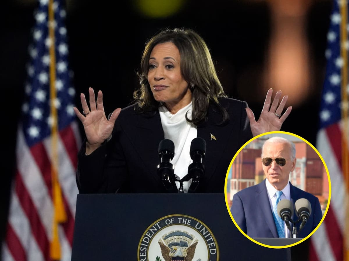 Harris se desmarcó de Biden por llamar “basura” a los seguidores de Trump