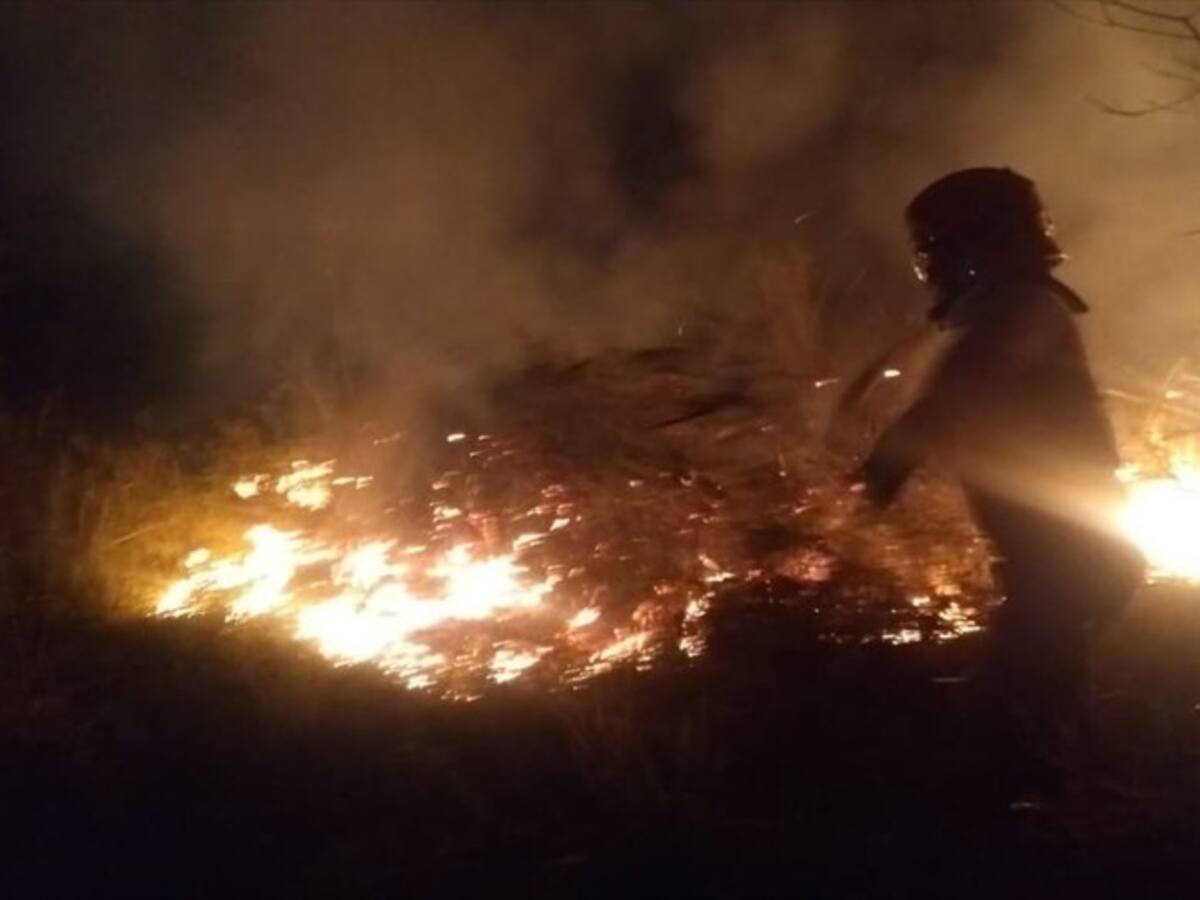 Controlado incendio forestal que afectó cinco hectáreas de vegetación en Yumbo