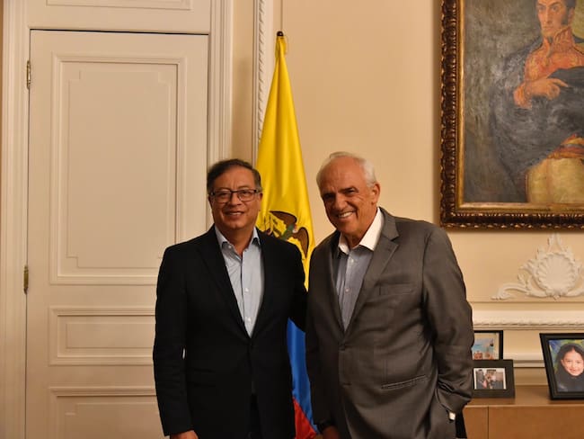 Presidente Gustavo Petro y expresidente Ernesto Samper