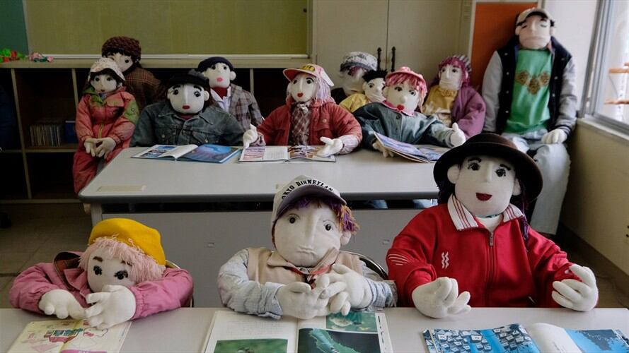 Nagoro es una aldea montañosa del oeste de Japón. Foto: Agencia AFP