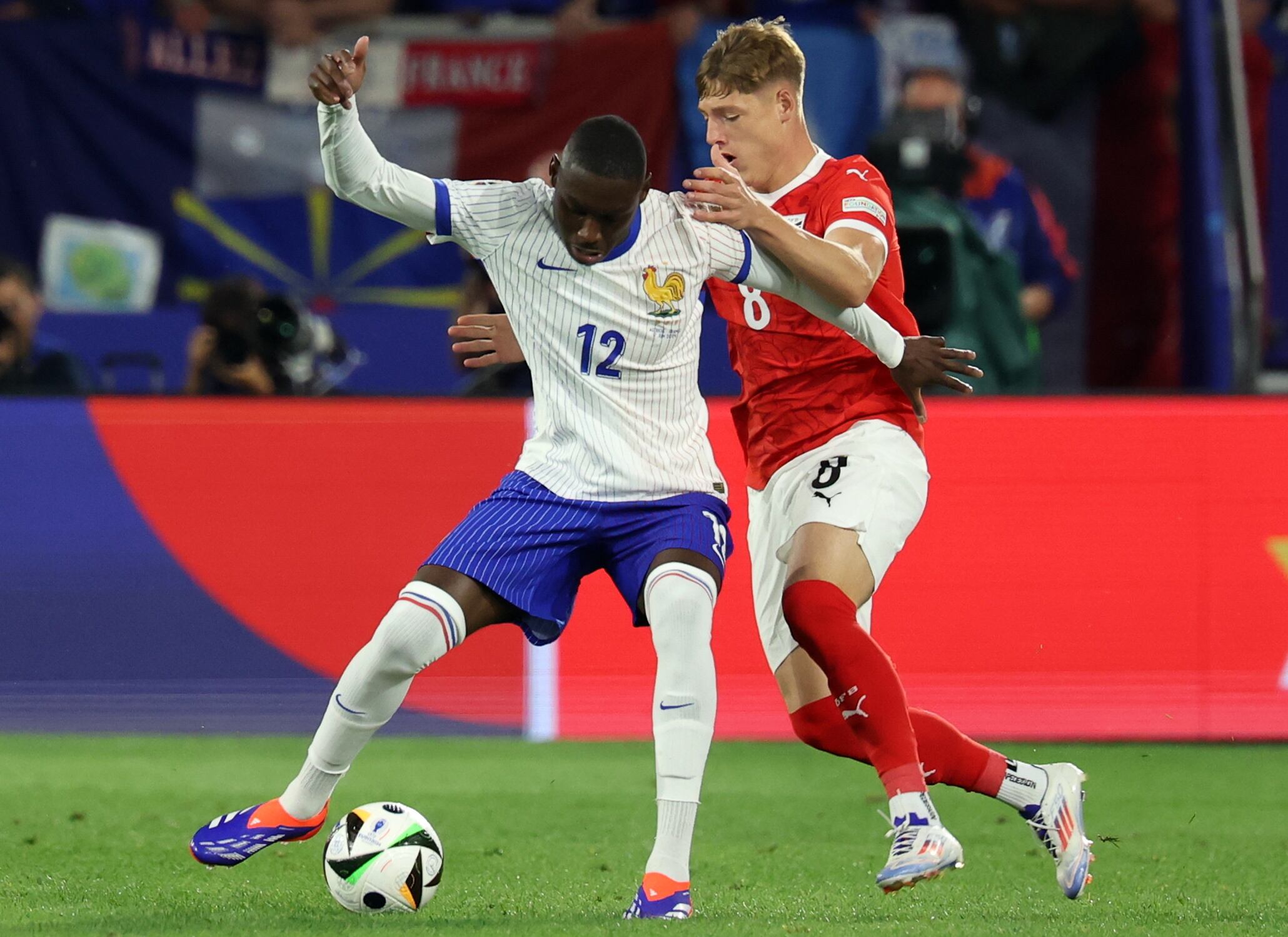 Francia Vs. Austria, Eurocopa 2024. Foto: EFE/EPA/CHRISTOPHER NEUNDORF