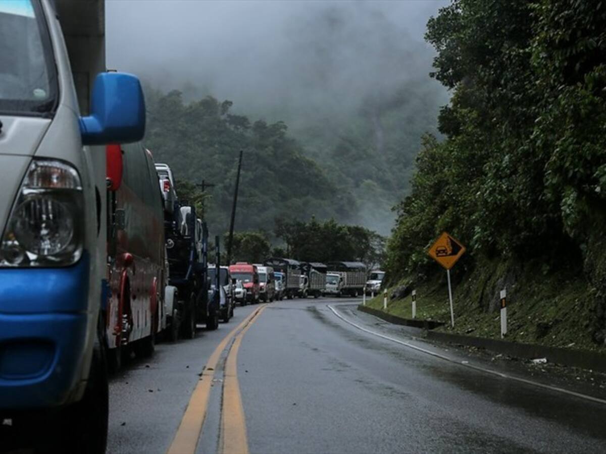 Camioneros reportaron pérdidas que les dejó cierres de la vía Bogotá – Villavicencio