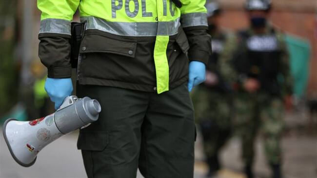 Ante esta situación un intendente y dos patrulleros fueron aislados en este municipio. Foto: Colprensa