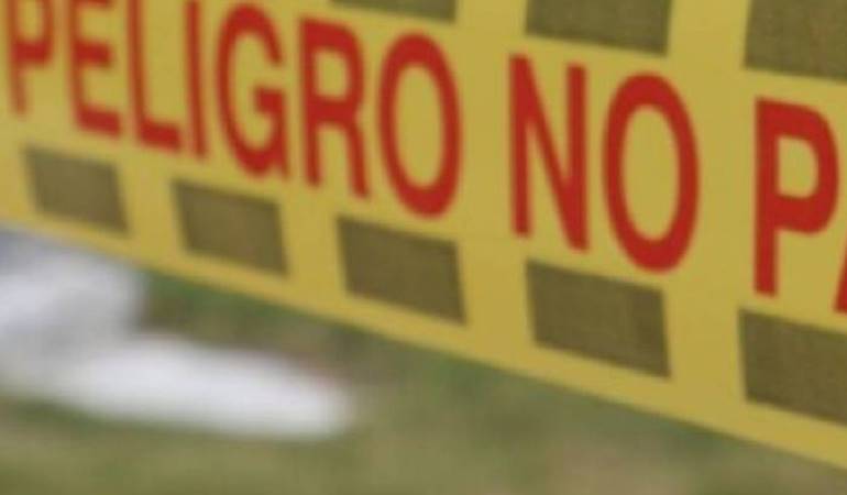 Bala perdida/ suministrada.