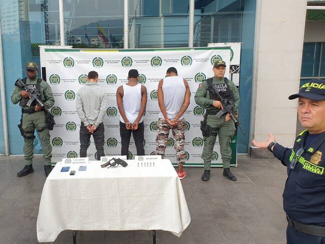 Tres presuntos disidentes involucrados en este hecho, fueron capturados. Foto: Policía.