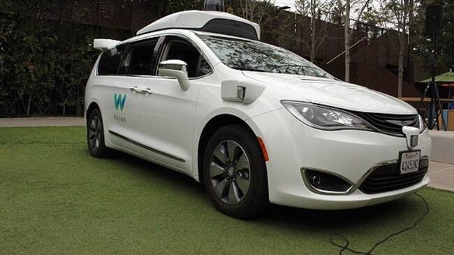 Vehículo autónomo de Waymo. Foto: Getty Images