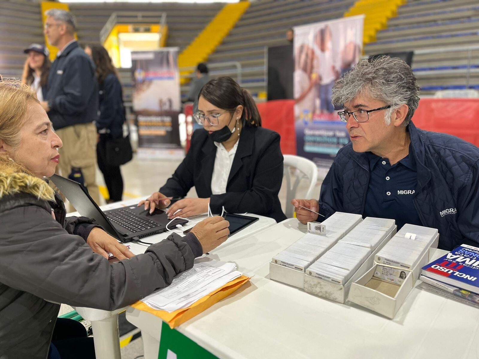 Jornada de entrega de Permisos de Protección Temporal a Migrantes. Foto: Migración
