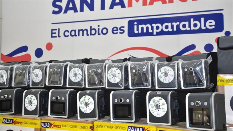 Emiratos Árabes donó ventiladores a Santa Marta para pacientes con COVID-19. Foto: Alcaldía de Santa Marta