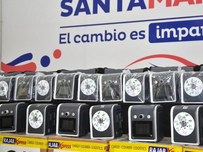 Emiratos Árabes donó ventiladores a Santa Marta para pacientes con COVID-19. Foto: Alcaldía de Santa Marta